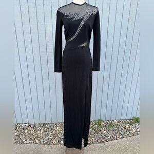Vintage 90’s Tadishi Shoji Elegant Black Dress